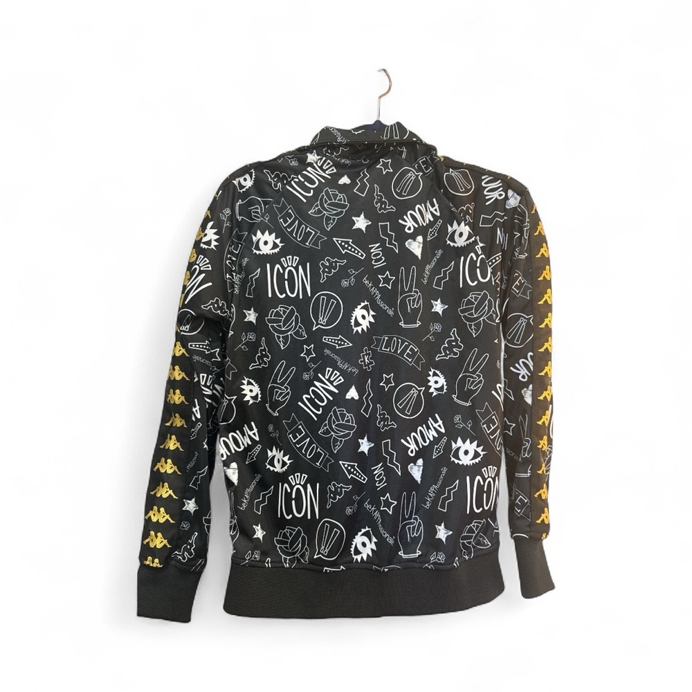 Kappa Black and White Zip-Up Jacket - Picture 3 of 4